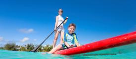 Join Sailors for the Sea email list, stand up paddle board, kids paddling,