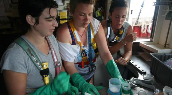 Corwith Cramer, Sea Education Association, Onboard Reporter, Life at Sea, School at Sea, Semester at Sea, tall ship, science, sea lab A science lab at sea!
