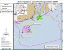 Map of races held within Rhode Island waters. This was created to help managers understand locations of bouy races. sailing events map in Rhode Island