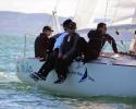 Velocitek onboard J/24 World Champion Tim Healy’s boat, which sported the Sailors for the Sea logo too! Velocitek, j/24, tim healy, sailing