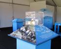 The America's Cup Healthy Oceans Project tent on Marina Green. ACHOP tent