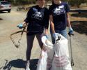 ACHOP Volunteers Clean up the shoreline near Candlestick Park in San Francisco, photo by Maggie Ostdahl