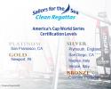 America's Cup World Series Clean Regatta Certification Levels America's Cup Clean Regattas Locations and Levels