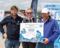 Congratulations to the 2018 Atlantic Cup on their Platinum Level Clean Regattas certification. Sam Holliday, Shelley Brown and Hugh Piggin (pictured left to right). Photo credit to Billy Black. clean regattas, sustainability, sailing