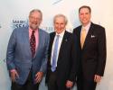 From left to right: David Rockefeller, Jr. co-founder and Chairman of Sailors for the Sea, Serge Martin, and R. Mark Davis, president of Sailors for the Sea.