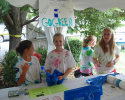 Members who were not sailing - or too young to sail - were excited to run the green team. Youth Green Team