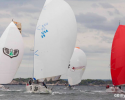 Tight racing for the Class 40's in Narragansett Bay. Class 40, Narragansett bay, Newport RI,