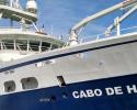 The Cabo de Hornos left on October 12 for a 30-day fisheries research project in the newly created Nazca-Desventuradas marine park. Nazca-Desventuradas marine park, Cabo de Hornos