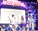 Youn A, a korean model lent her name to the cause and attended the event to talk about sustainable seafood. Youn A, sailors for the sea japan, blue seafood festival