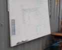 Paper reduction through use of whiteboards Whiteboards