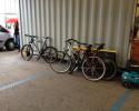 Staff use bikes to get around bikes
