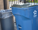 Additional recycling bins were added to the event site, decreasing the chance that waste could accidentally make its way into the landfill or the marine environment. recycling, Chicago